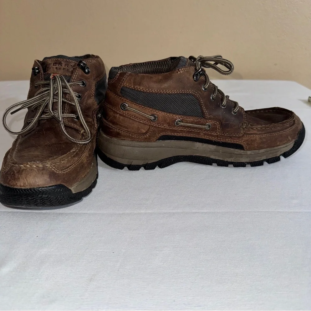 Sperry Top Sider Rugged Waterproof Brown Men's Boots Size 8.5.‎